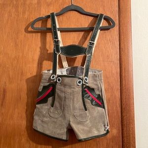 Kids’ Lederhosen, marked 86 but fits a 4 toddler